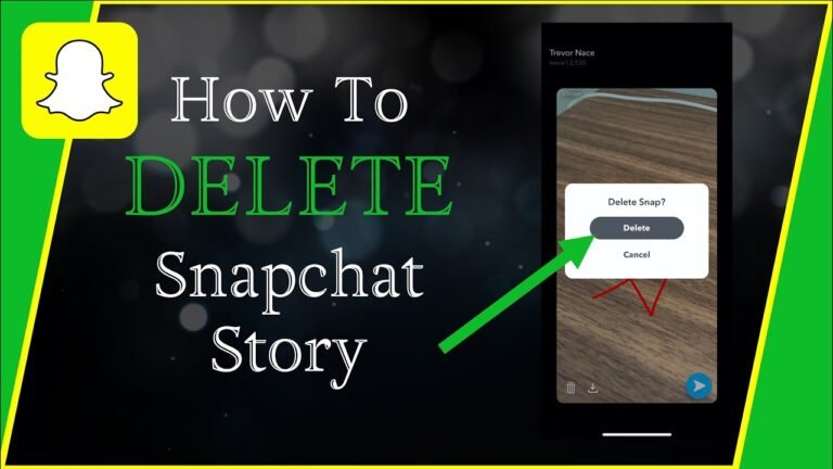 how do you delete snap stories