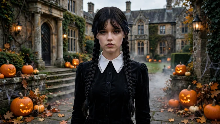 Wednesday Addams Halloween Costume