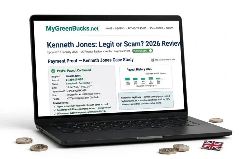 mygreenbucks.net kenneth jones legit