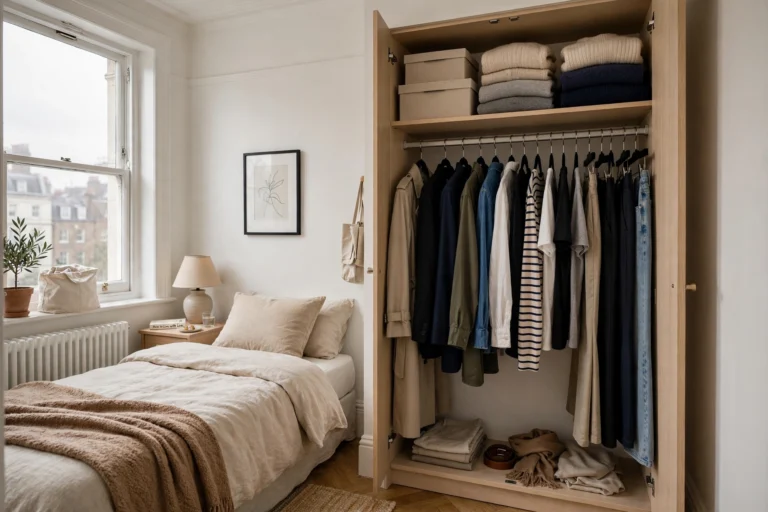Capsule Wardrobe For Small Flat UK: 20 Pieces For 2026 capsule wardrobe small flat UK