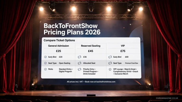 backtofrontshow pricing
