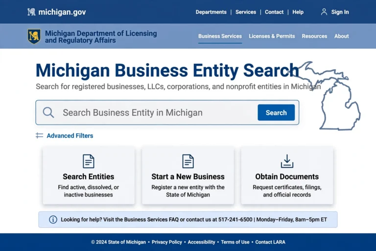 Michigan Business Entity Search: Complete Guide michigan business entity search